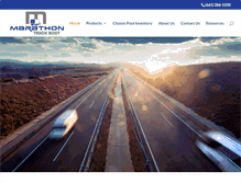 Tablet Screenshot of marathontruckbody.com